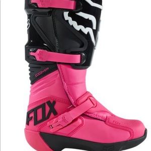Womens FOX MOTOCROSS Boots. Pink & Black